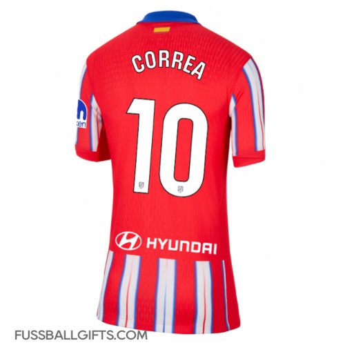 Atletico Madrid Angel Correa #10 Fußballbekleidung Heimtrikot Damen 2024-25 Kurzarm